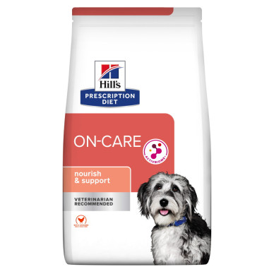 Hill’s Prescription Diet Canine ON-Care Chicken – Hrană Uscată pentru Câini cu Afecțiuni Cronice sau în Recuperare, 10 kg